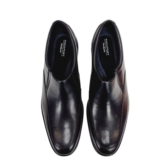 ROCKPORT Charles Road Plain toe Dress Shoes Men's Size US 13 Black New - Picture 6 of 15